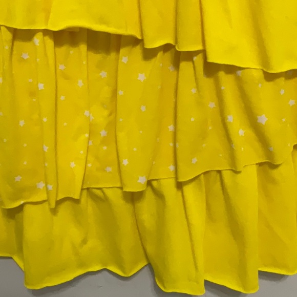 Epic Threads, girls tank top. Yellow, flowing layers. Cool, lightweight. Size XL - Picture 4 of 5